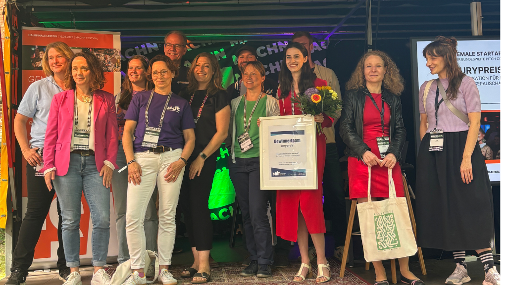 Teilnehmer Halbfinale des Female Founders Aperitivo auf dem MACHN Festival 2025