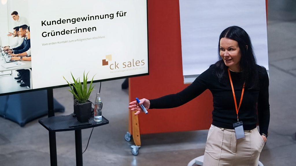 Dr. Caroline Krause als Speakerin beim Innovation Bootcamp 3.0