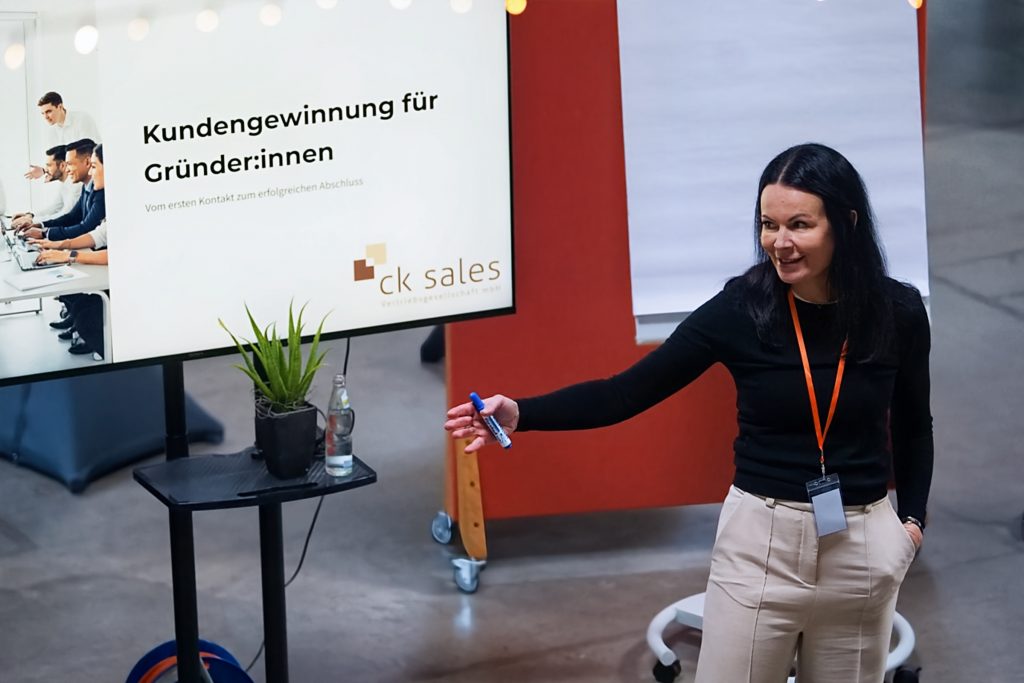 Dr. Caroline Krause als Speakerin beim Innovation Bootcamp 3.0