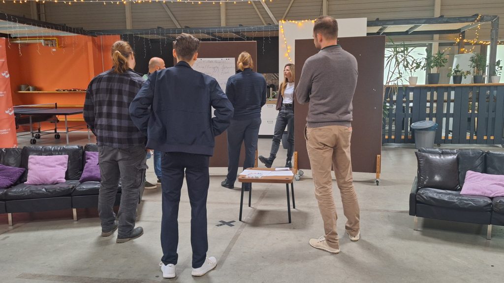 hupa gemeinsam mit unseren Scouts erarbeiten ihre Teamausrichtung